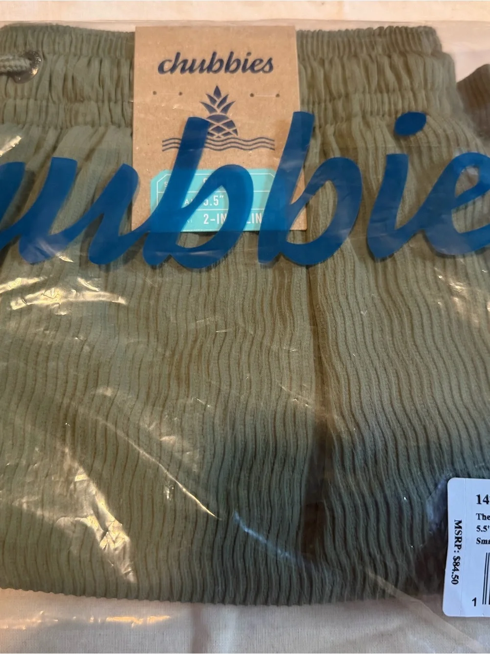 Chubbies Men’s Olive Green Ribbed Bottoms